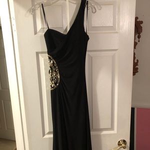 One shoulder formal dress